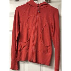 Lululemon Scuba Stretch Hoodie Red Zip Up Rare Vintage Y2K Sweatshirt Sz 8?